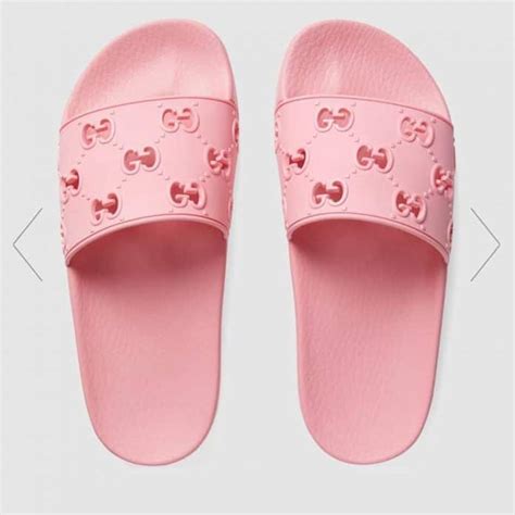 gucci flip flops pink with tiger|Gucci slides women pink.